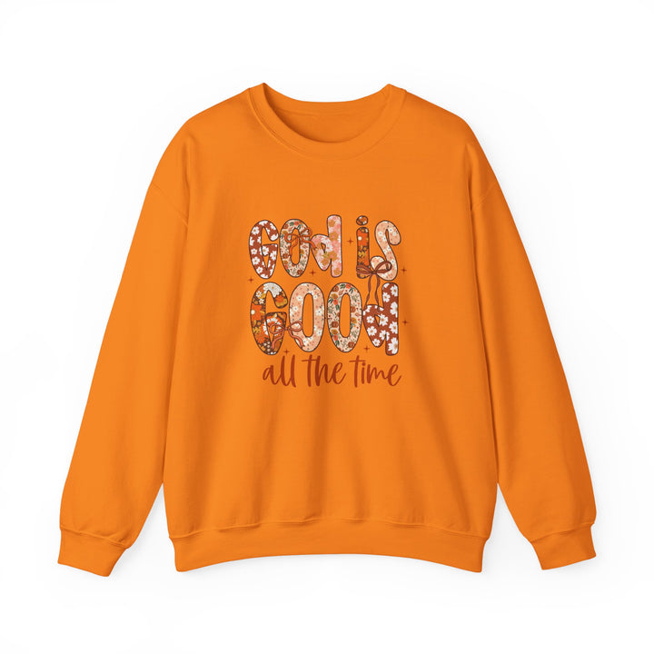 God Is Good Sweatshirt, Inspirational Crewneck, Cozy Fall Fashion, Unisex Apparel, Perfect Gift for Christians
