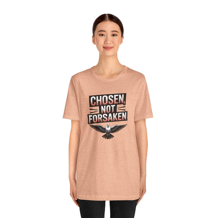 Chosen Not Forsaken Tee - Inspirational Unisex Jersey T-Shirt, Faith-Based Apparel, Motivational Gift, Casual Wear, Spiritual Fashion