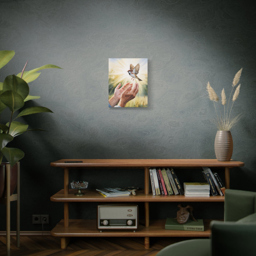 Cast Your Cares – 1 Peter 5:7 | Christian Wall Art for Peace and Encouragement