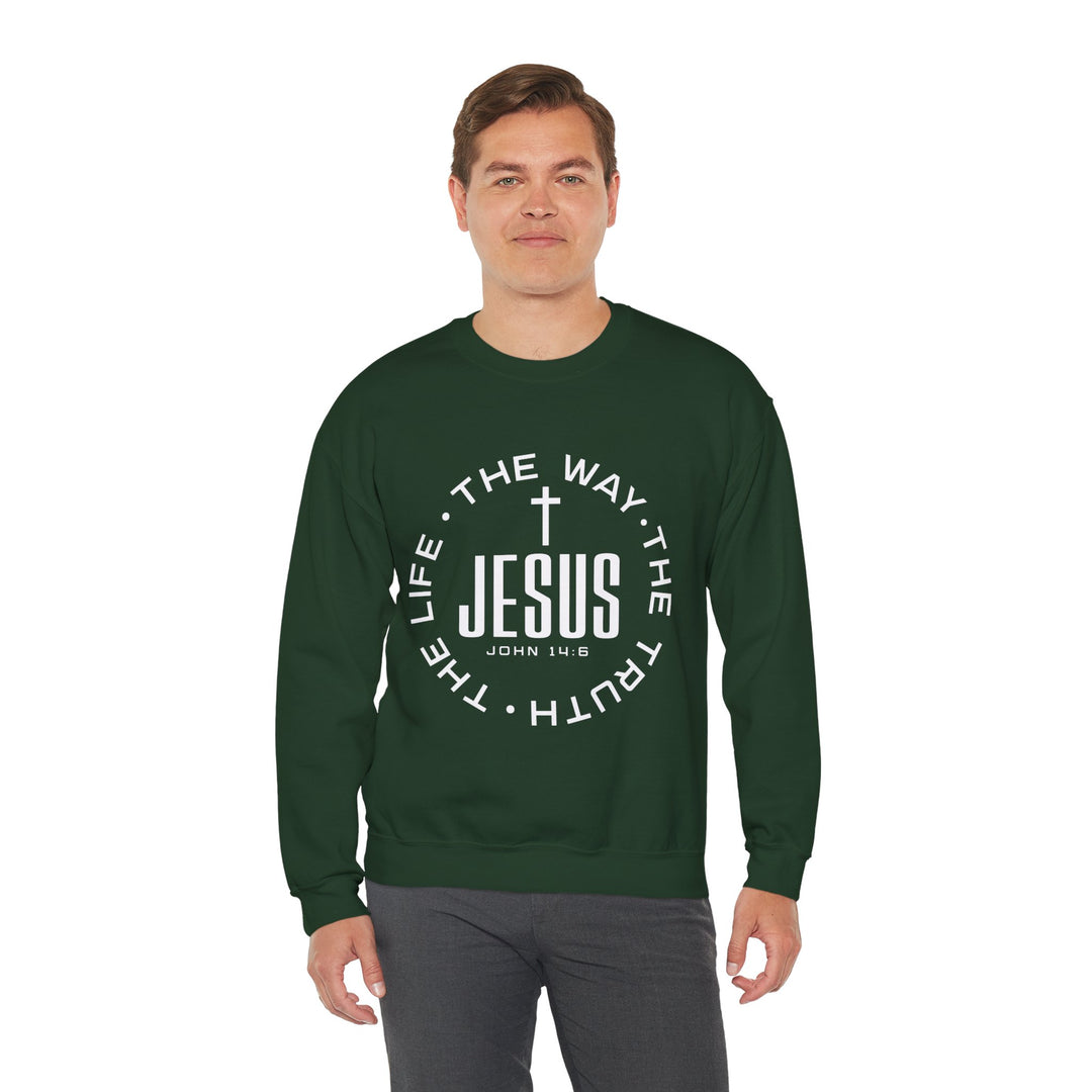 Jesus The Way, The Truth, and The Life Sweatshirt
