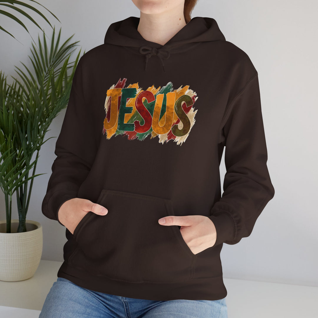 Fall Harvest Jesus Hoodie Sweatshirt - Rustic Autumn Faith Apparel