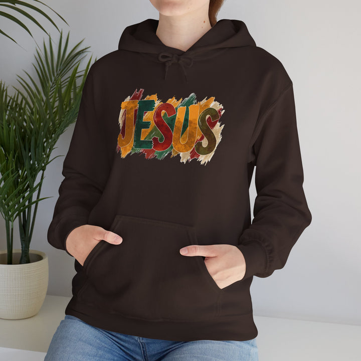 Fall Harvest Jesus Hoodie Sweatshirt - Rustic Autumn Faith Apparel