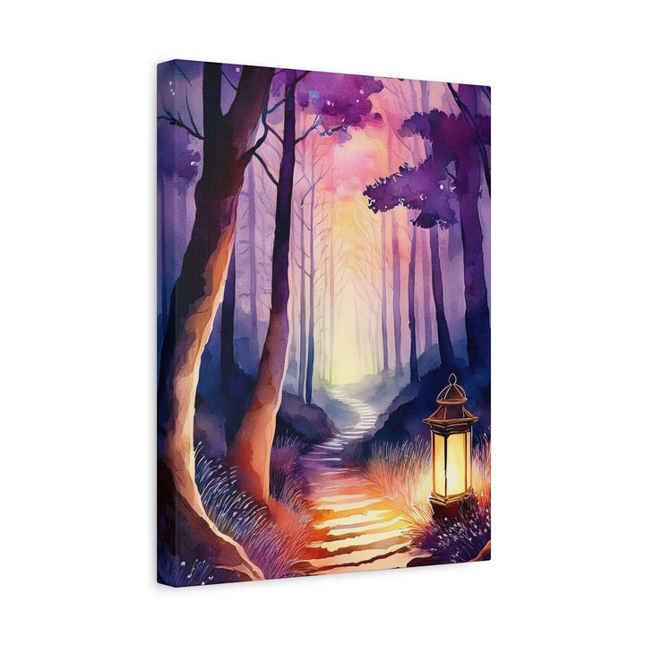 Canvas Print - Path of Light Lantern Twilight Psalm 119 Inspired
