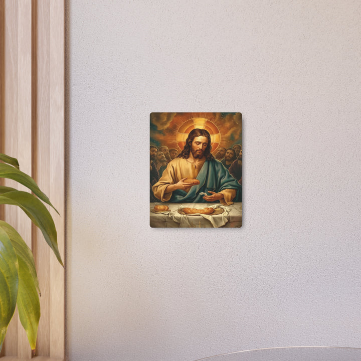 "The Last Supper - Breaking of Bread" - Sacred Metal Wall Art