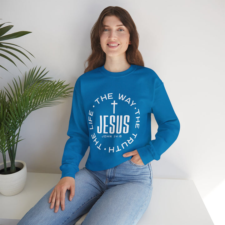 Jesus The Way, The Truth, and The Life Sweatshirt