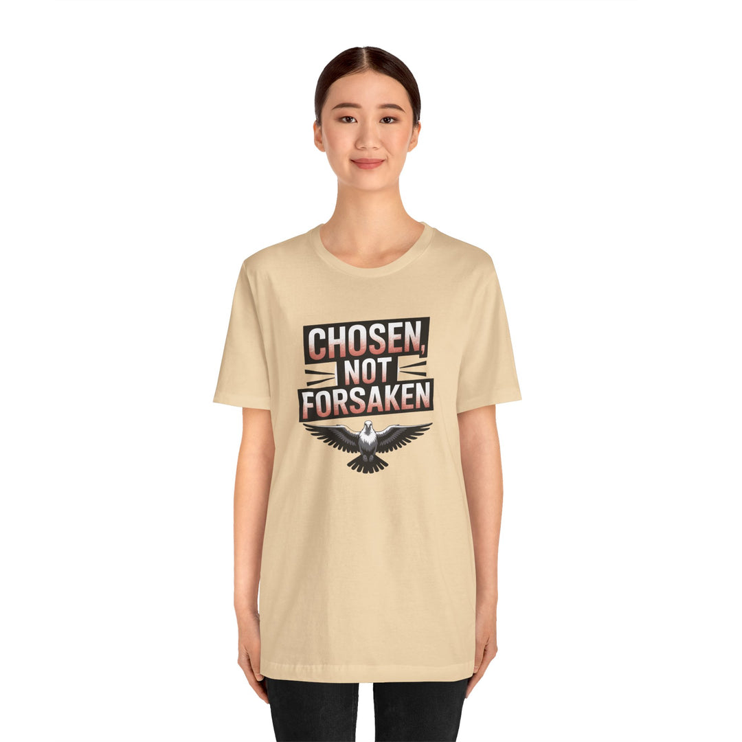 Chosen Not Forsaken Tee - Inspirational Unisex Jersey T-Shirt, Faith-Based Apparel, Motivational Gift, Casual Wear, Spiritual Fashion
