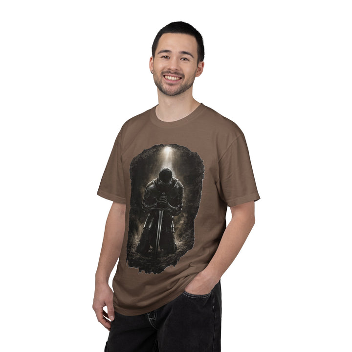 The Warrior Christian T-Shirt | Faith-Based Armor of God Shirt | Masculine Christian Graphic Tee
