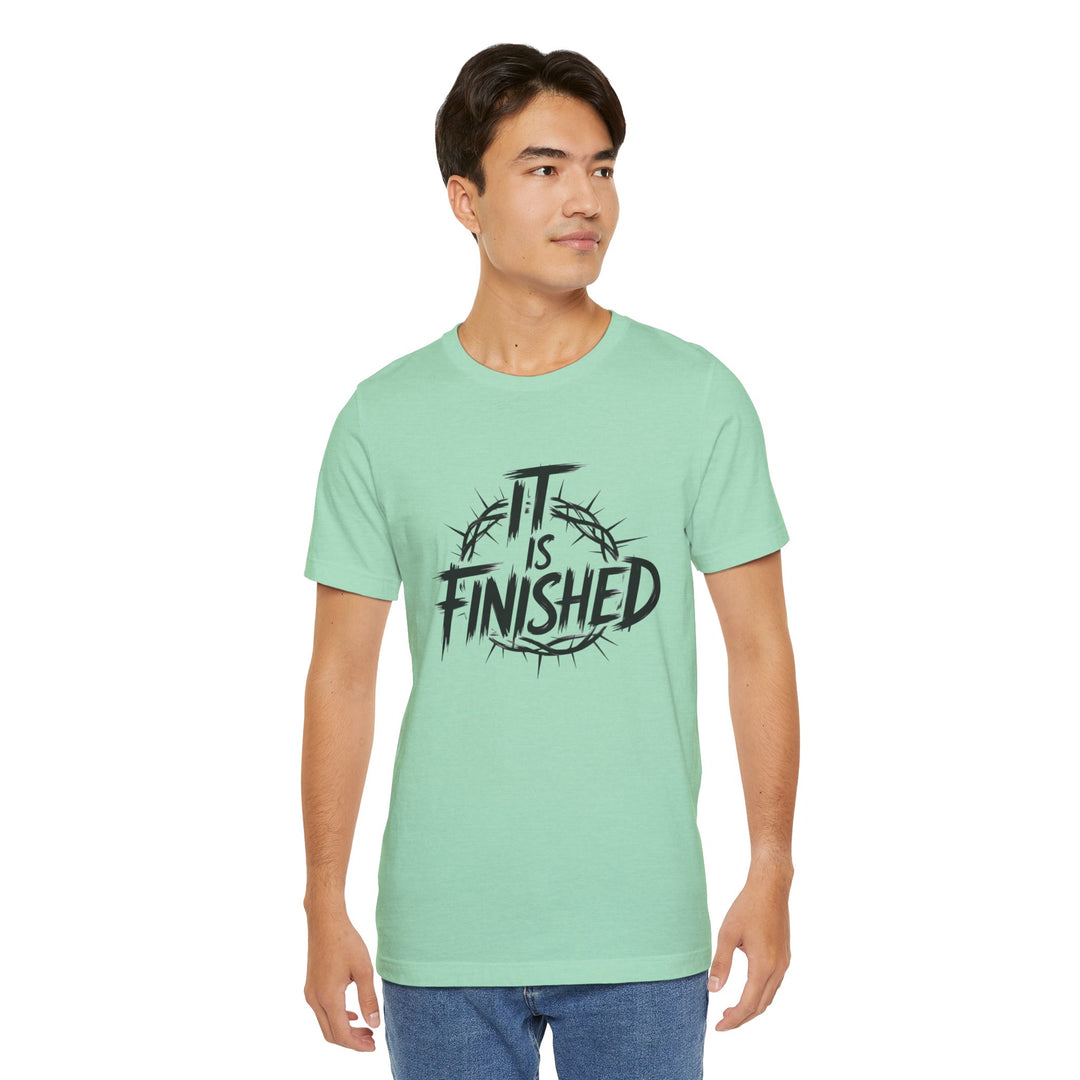It Is Finished – Bold Christian Redemption Shirt (John 19:30)