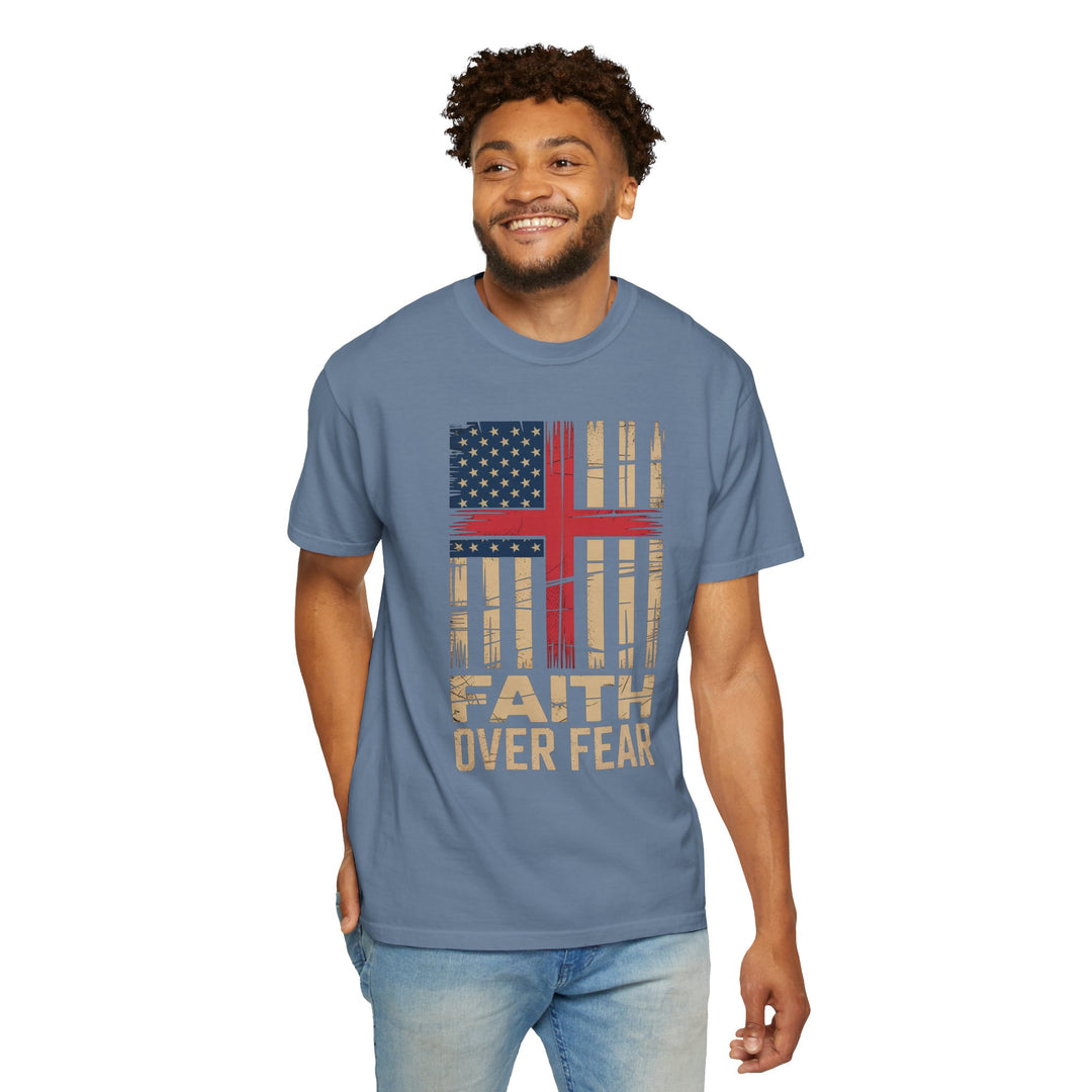 Faith Over Fear Patriotic T-shirt