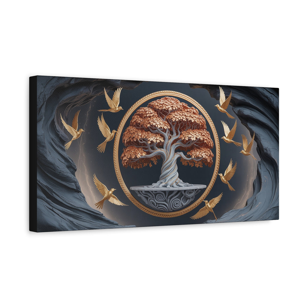 Tree of Life – Eternal Roots, Divine Light | Fine Art Canvas Print