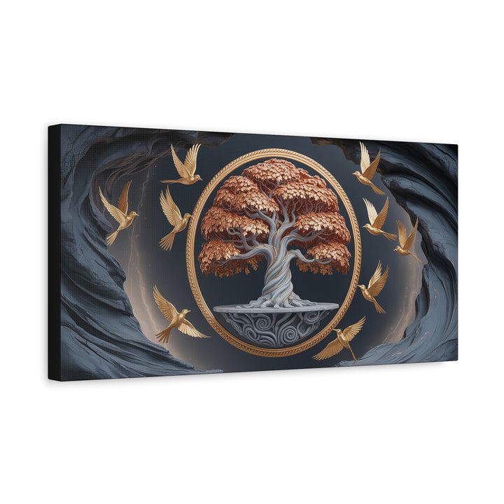 Tree of Life – Eternal Roots, Divine Light | Fine Art Canvas Print