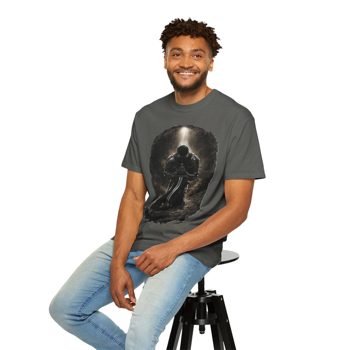 The Warrior Christian T-Shirt | Faith-Based Armor of God Shirt | Masculine Christian Graphic Tee