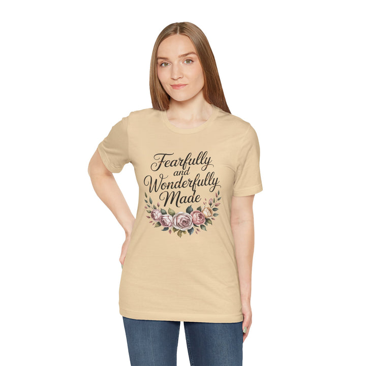 Fearfully and Wonderfully Made – Floral Christian Affirmation Shirt