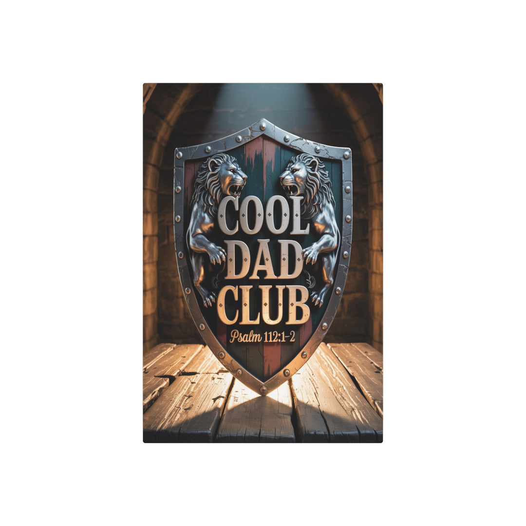 "Psalm 112 Shield" - Medieval Crest Scripture Metal Wall Art