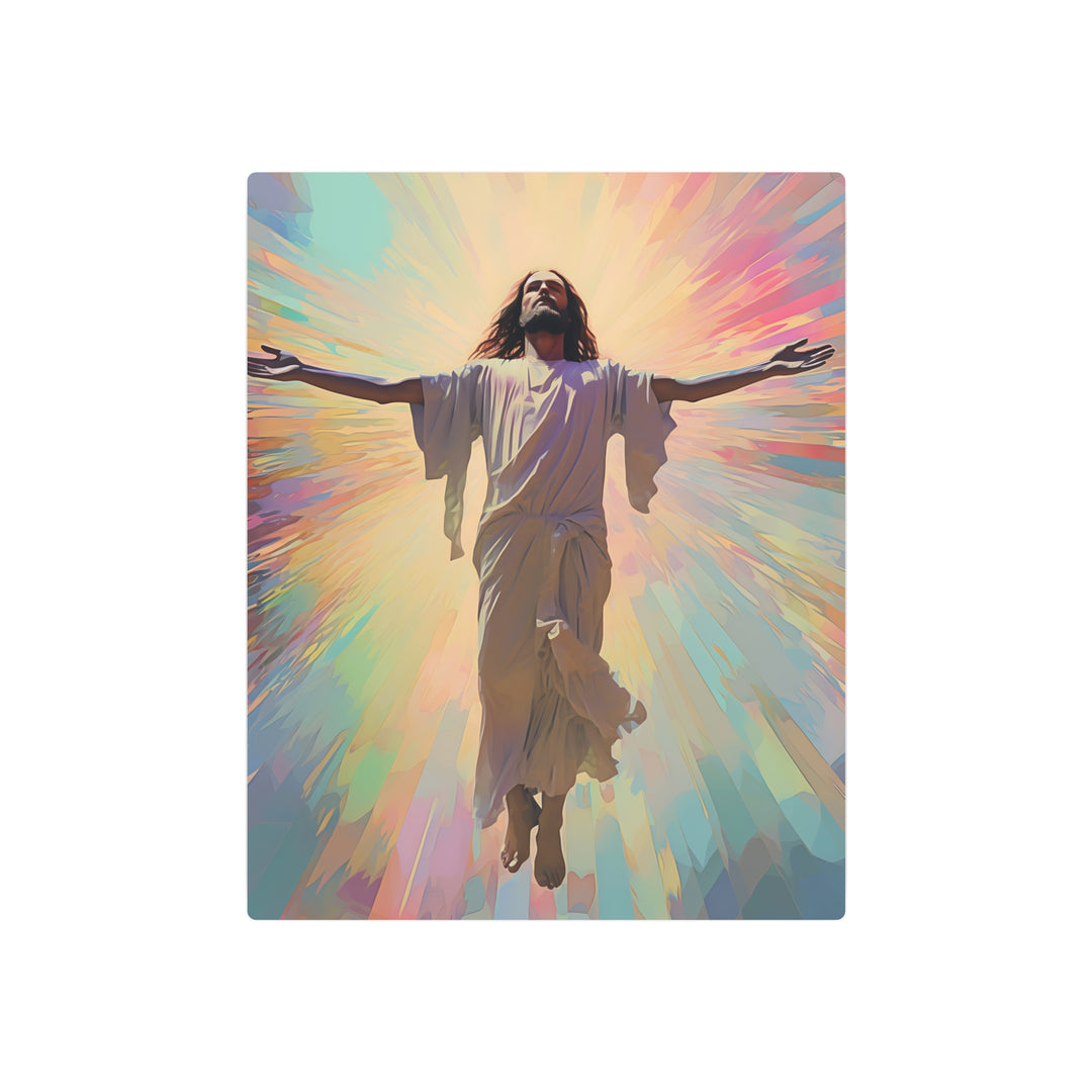 Inspirational Metal Art Sign - Faith and Hope Decor