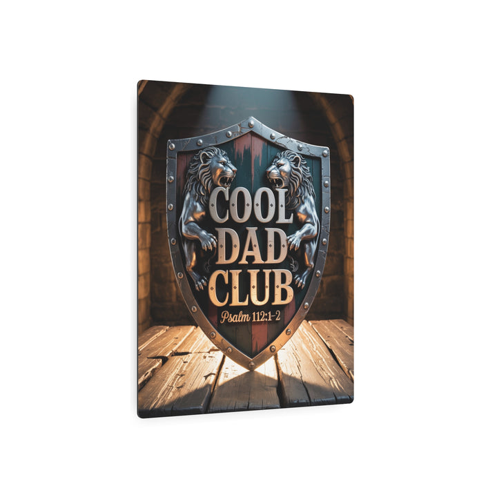 "Psalm 112 Shield" - Medieval Crest Scripture Metal Wall Art