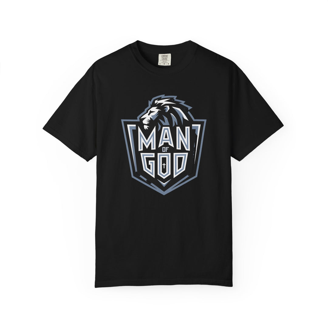 Christian Lion Shield Unisex Garment-Dyed T-shirt