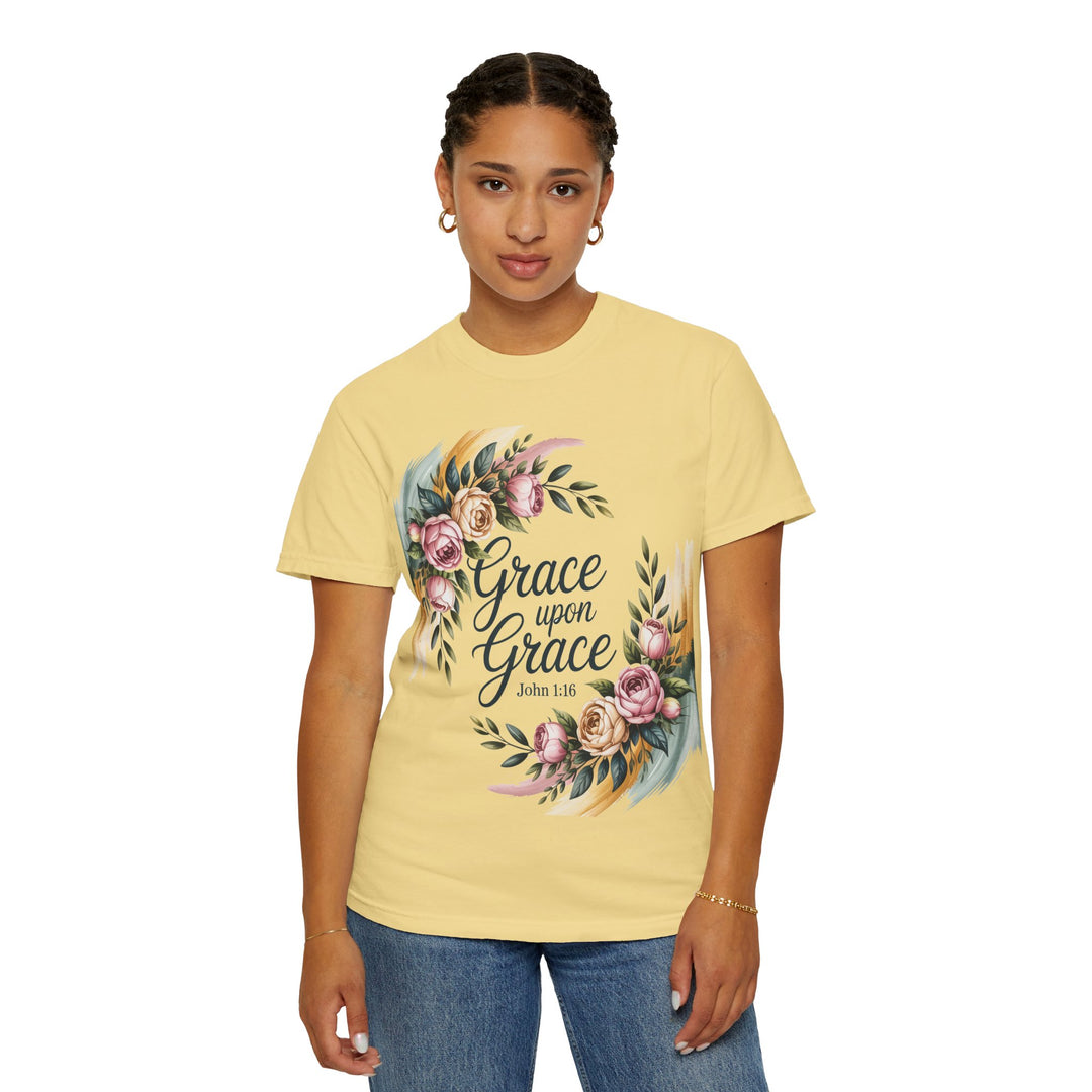 Grace Upon Grace Unisex T-shirt - John 1:16 Christian Gift for Women