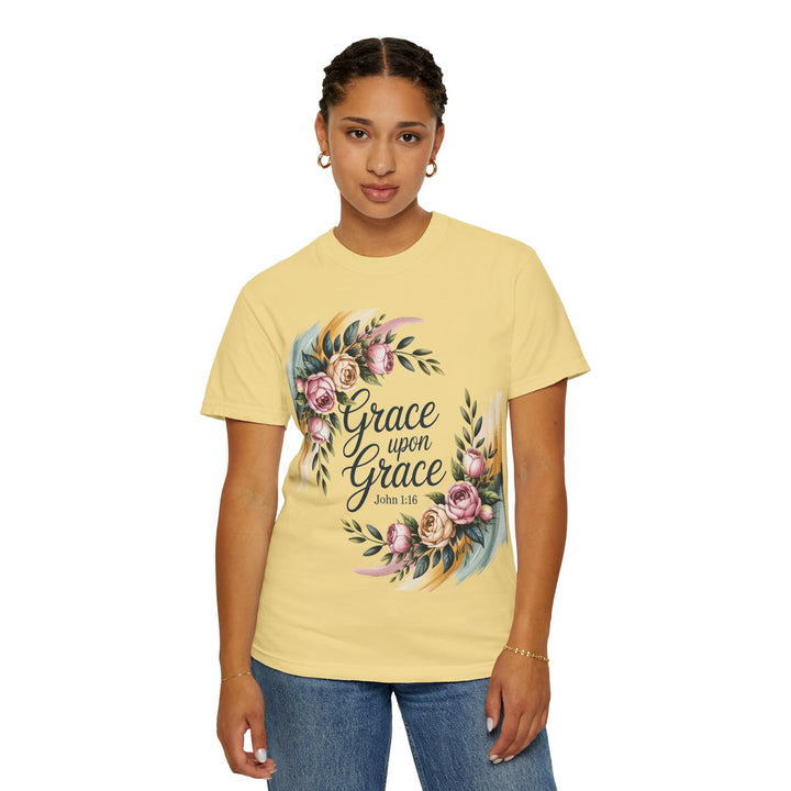 Grace Upon Grace Unisex T-shirt - John 1:16 Christian Gift for Women