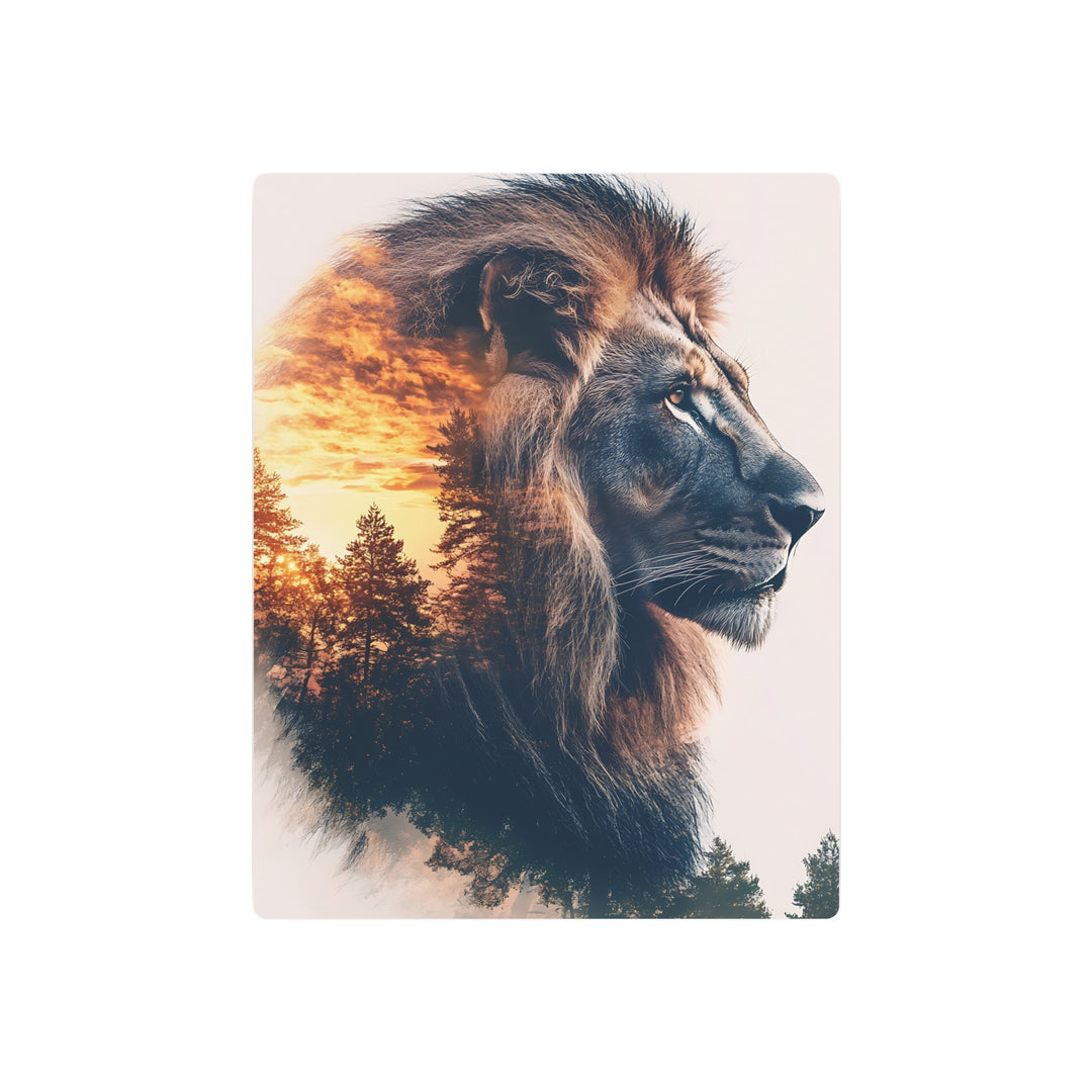 Majestic Lion Metal Art Sign - Nature-Inspired Home Decor