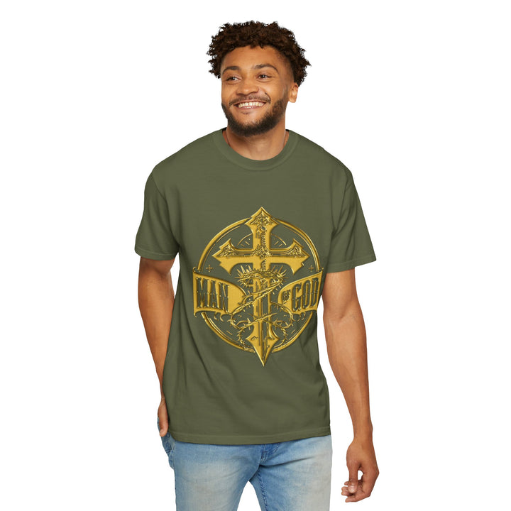 Warrior Spirit T-shirt - Royal Identity Gold Crest Design