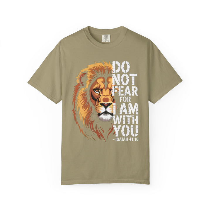 Christian Lion T-Shirt – Isaiah 41:10 Unisex Tee | Do Not Fear Scripture Apparel