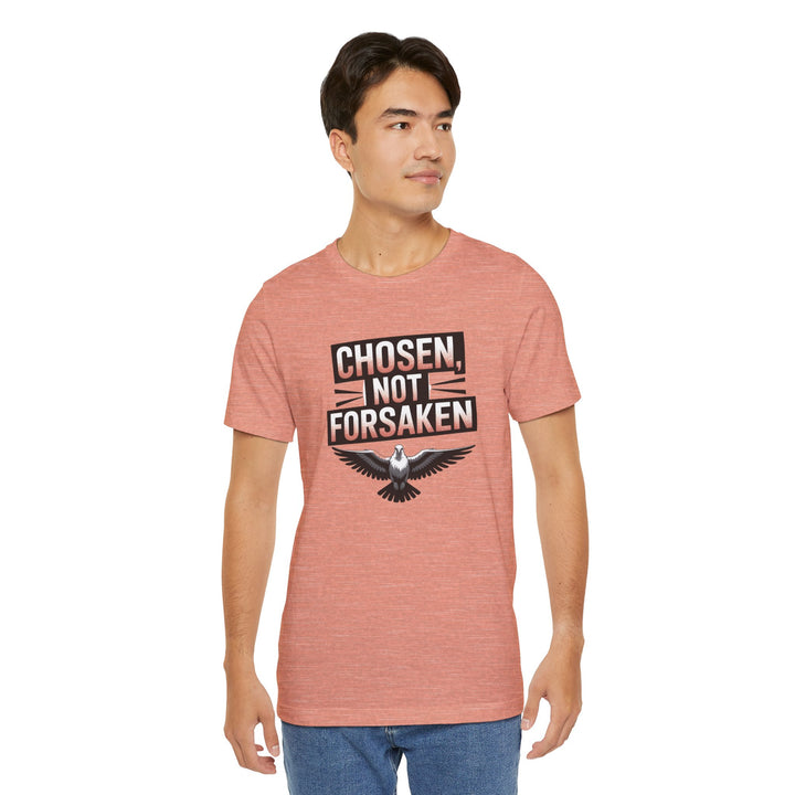 Chosen Not Forsaken Tee - Inspirational Unisex Jersey T-Shirt, Faith-Based Apparel, Motivational Gift, Casual Wear, Spiritual Fashion