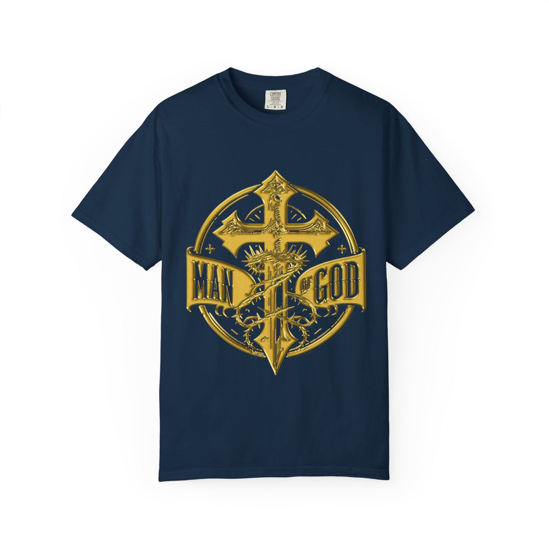 Warrior Spirit T-shirt - Royal Identity Gold Crest Design