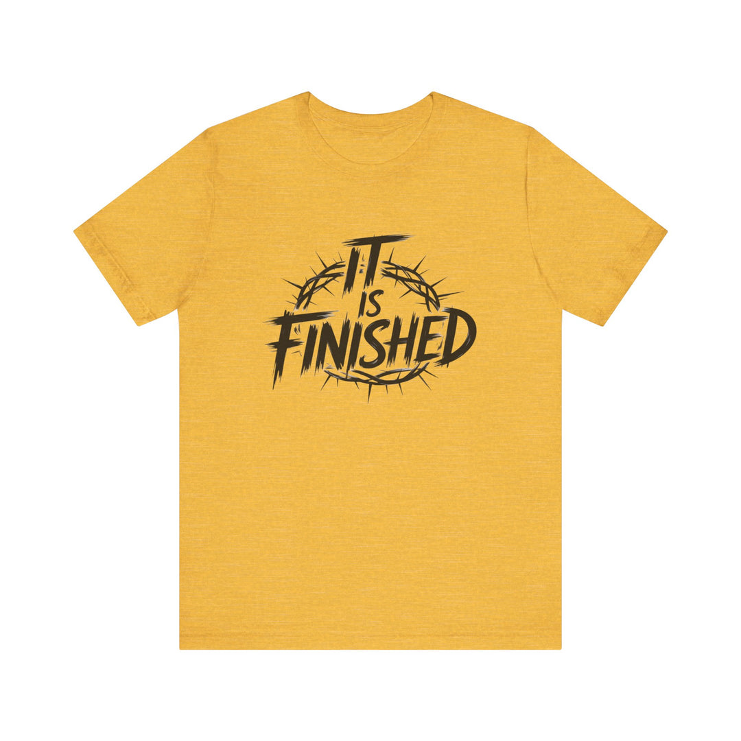 It Is Finished – Bold Christian Redemption Shirt (John 19:30)