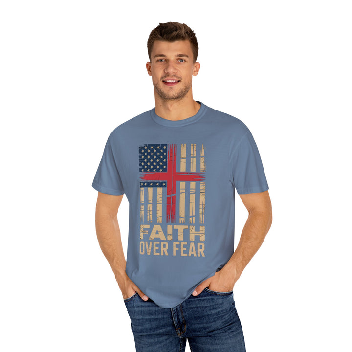 Faith Over Fear Patriotic T-shirt