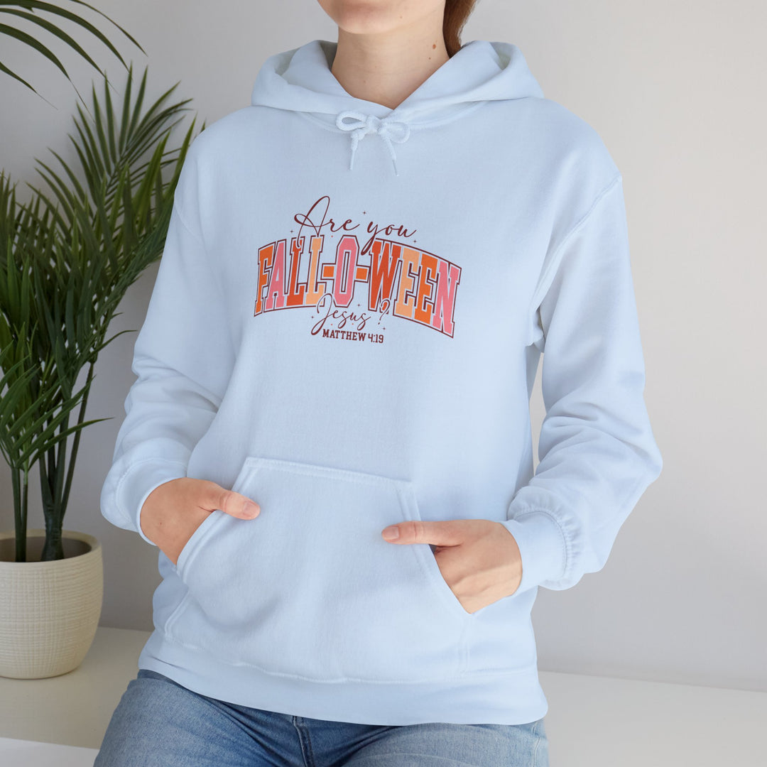 Fall-O-Ween Hoodie Sweatshirt - Matthew 4:19 Retro Style Design