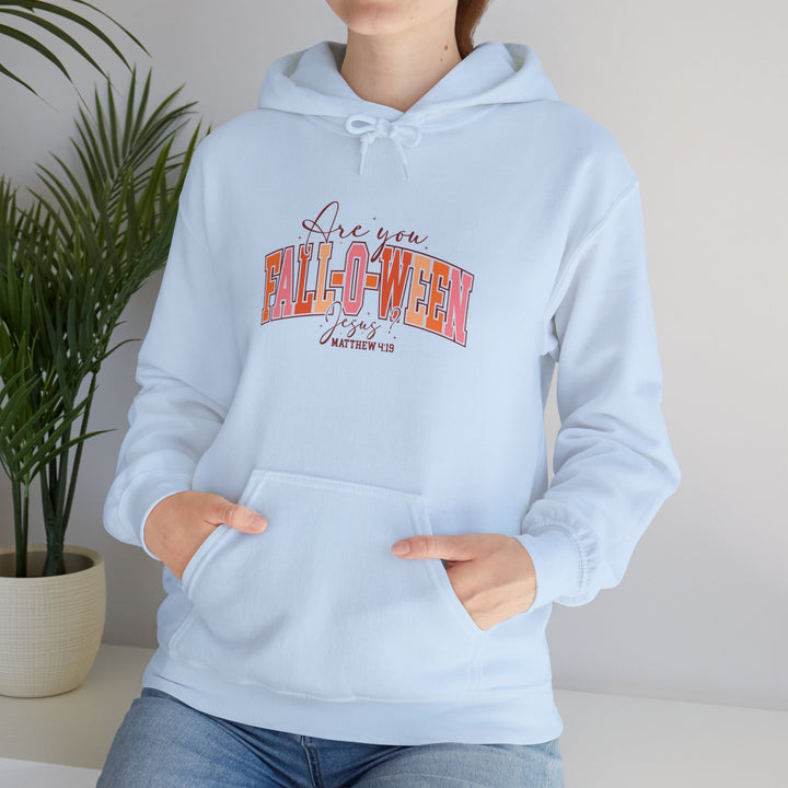 Fall-O-Ween Hoodie Sweatshirt - Matthew 4:19 Retro Style Design