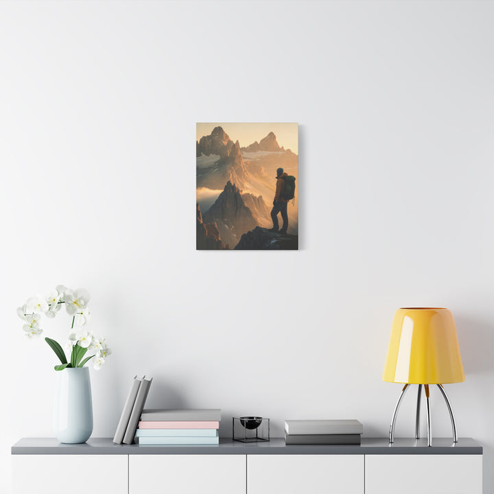 Take Heart – John 16:33 | Christian Mountain Wall Art for Courage and Strength