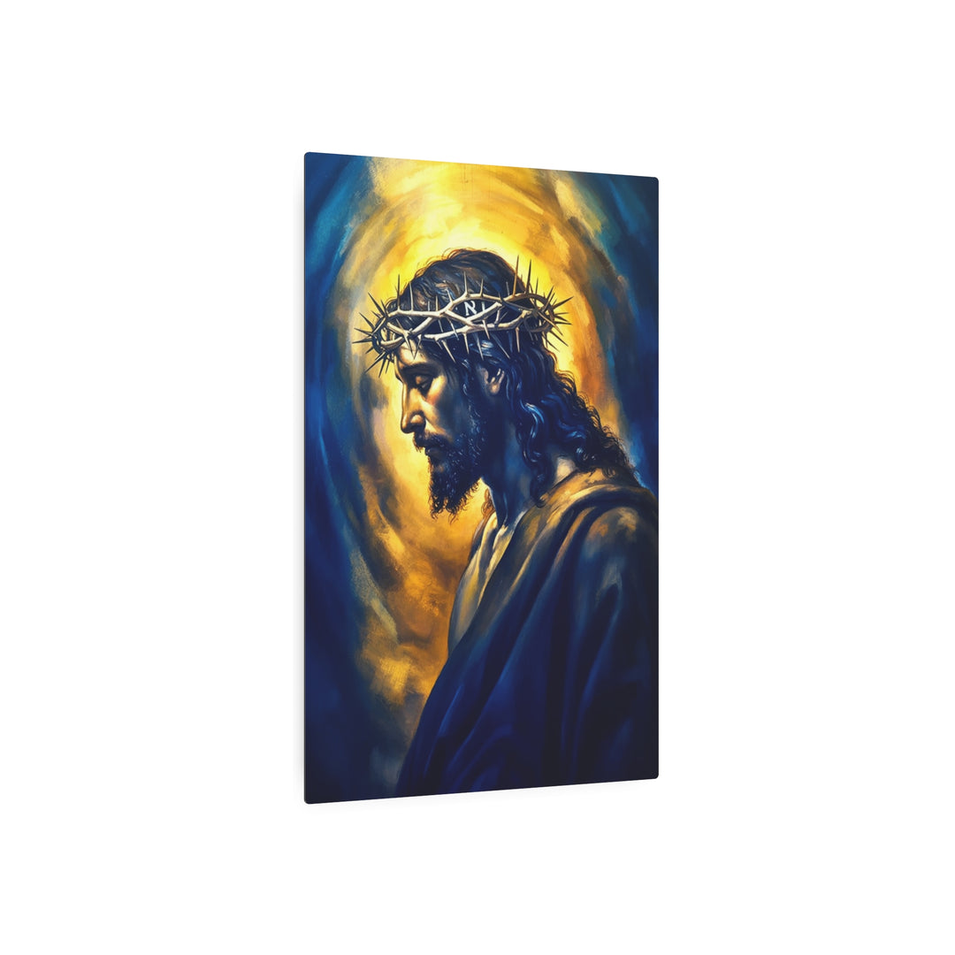 "Crown of Thorns - Divine Glory" - Christ's Victory Metal Wall Art