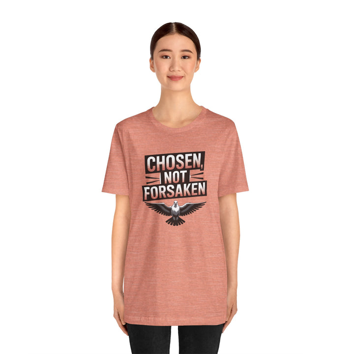 Chosen Not Forsaken Tee - Inspirational Unisex Jersey T-Shirt, Faith-Based Apparel, Motivational Gift, Casual Wear, Spiritual Fashion