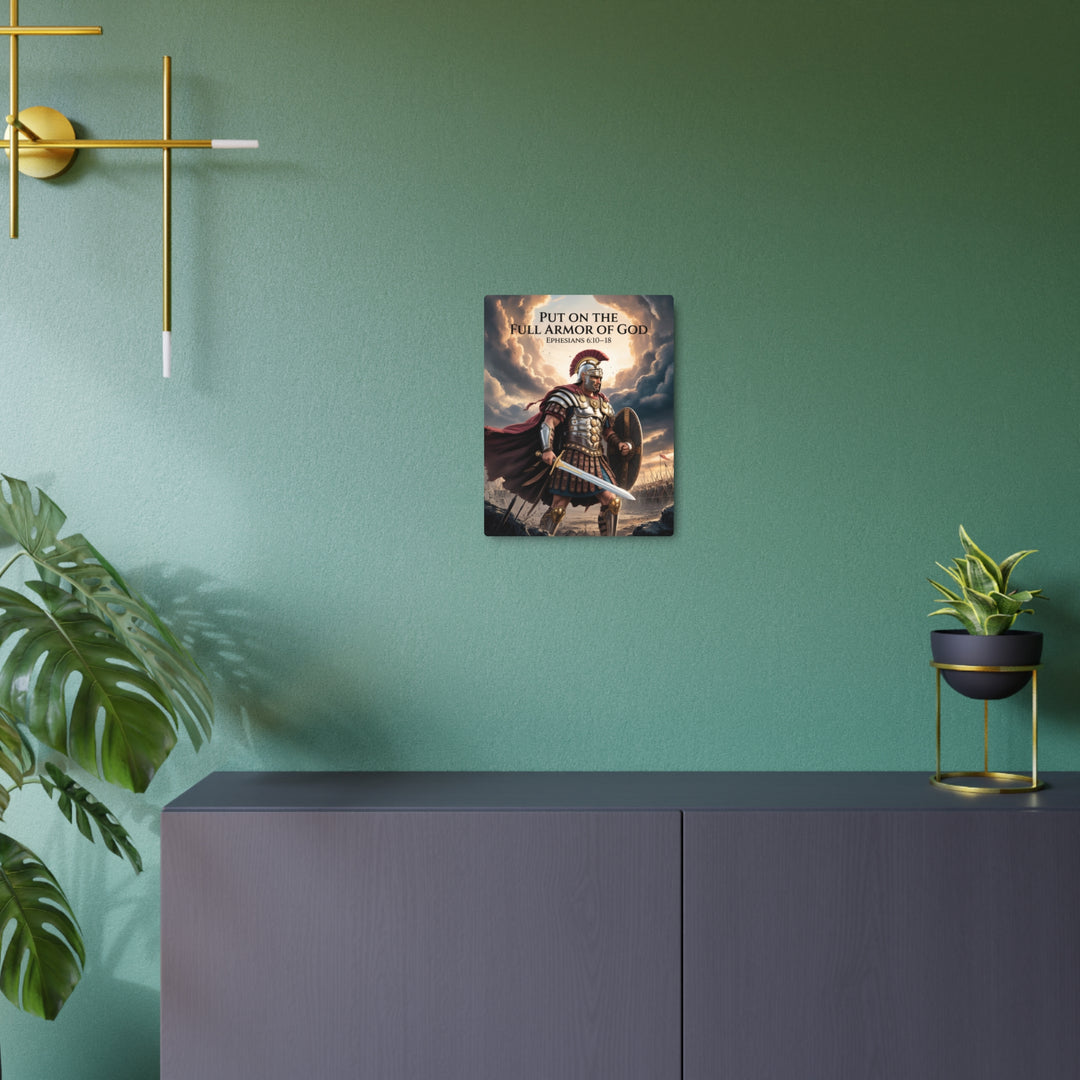 "Armor of God" - Spiritual Warrior Metal Wall Art