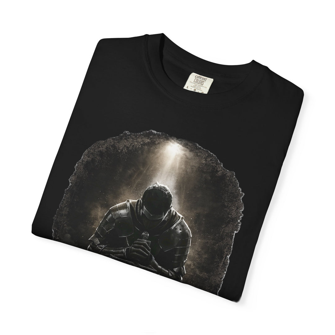 The Warrior Christian T-Shirt | Faith-Based Armor of God Shirt | Masculine Christian Graphic Tee