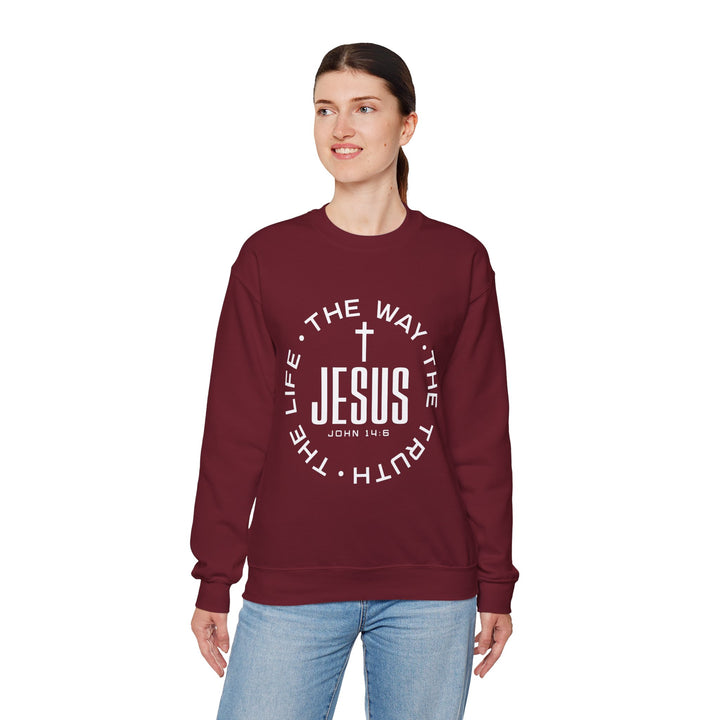 Jesus The Way, The Truth, and The Life Sweatshirt