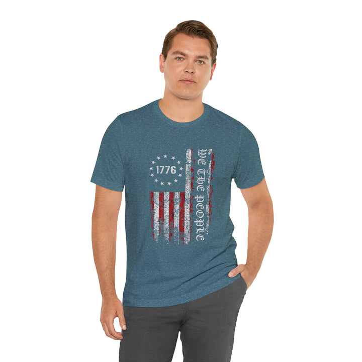 Patriotic Vintage Tee, 4th of July Shirt, Independence Day Gift, Unisex Graphic Tee, American Flag T-Shirt, Casual Wear