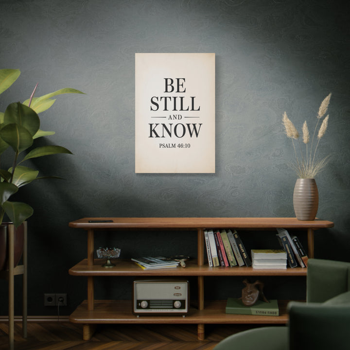 Be Still and Know – Psalm 46:10 Printable | Christian Scripture Wall Art | Typography Decor