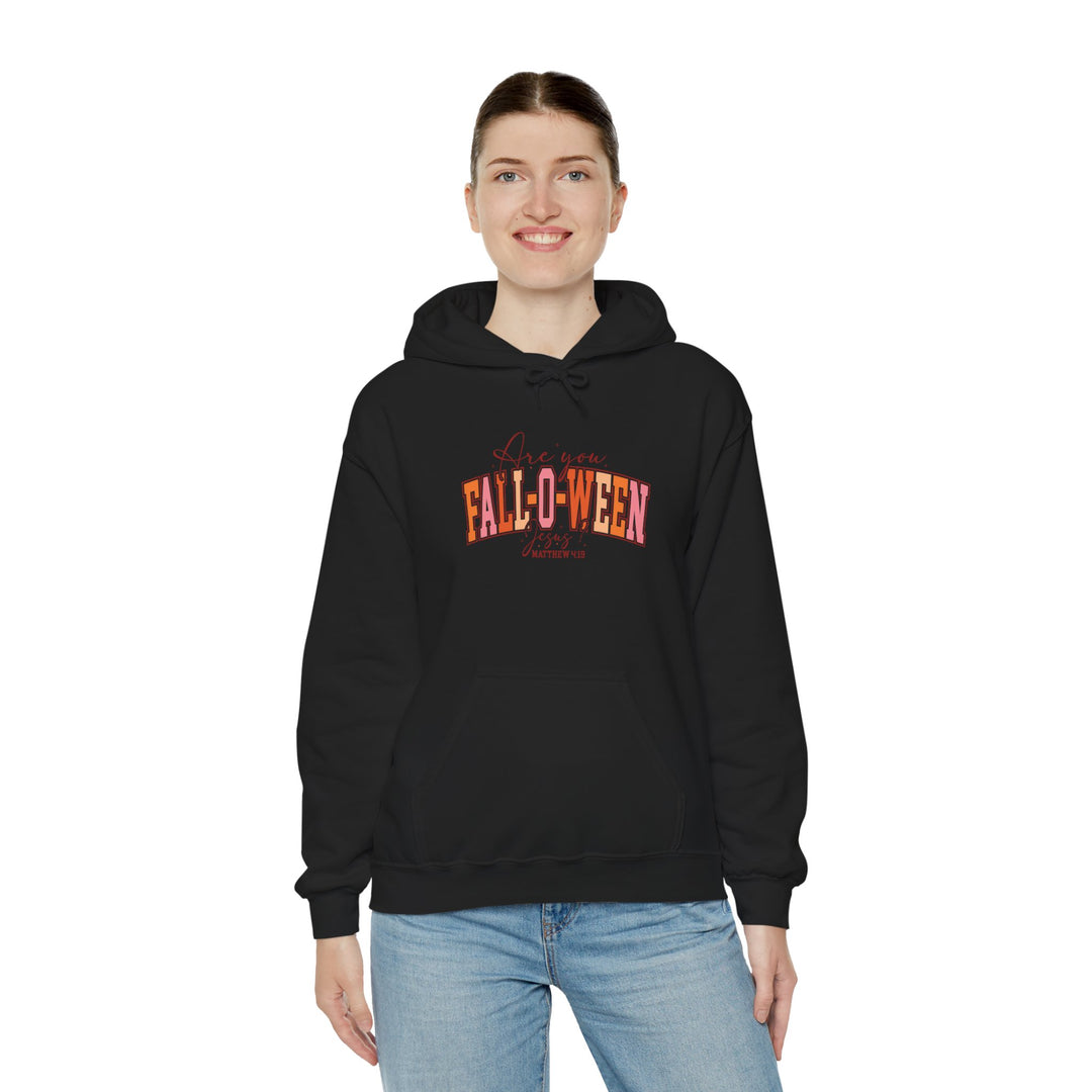 Fall-O-Ween Hoodie Sweatshirt - Matthew 4:19 Retro Style Design