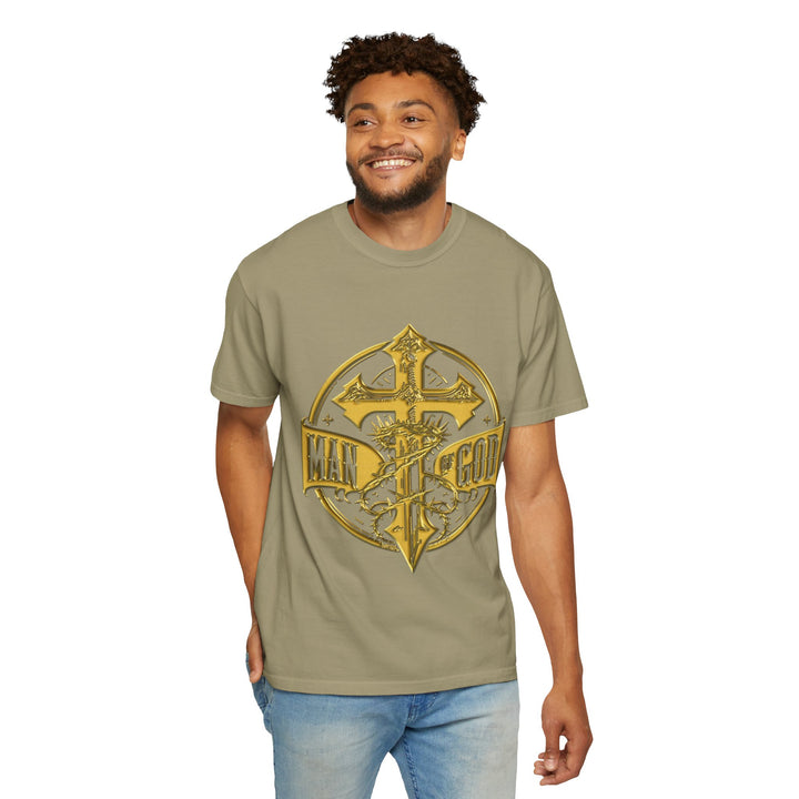 Warrior Spirit T-shirt - Royal Identity Gold Crest Design