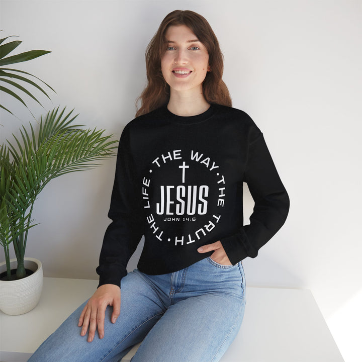 Jesus The Way, The Truth, and The Life Sweatshirt