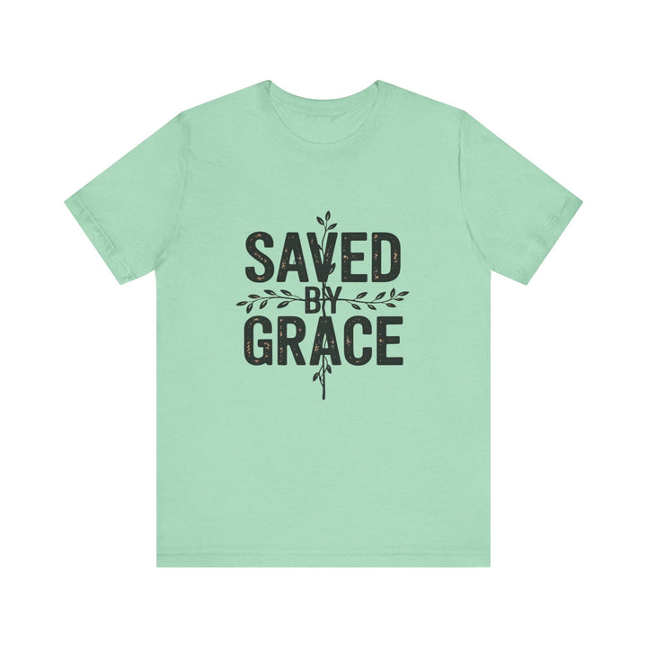 Saved by Grace – Vintage Christian Faith Shirt