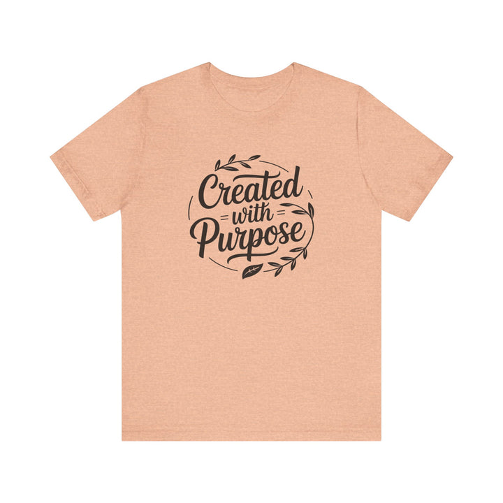 Created with Purpose – Inspirational Christian Identity Shirt
