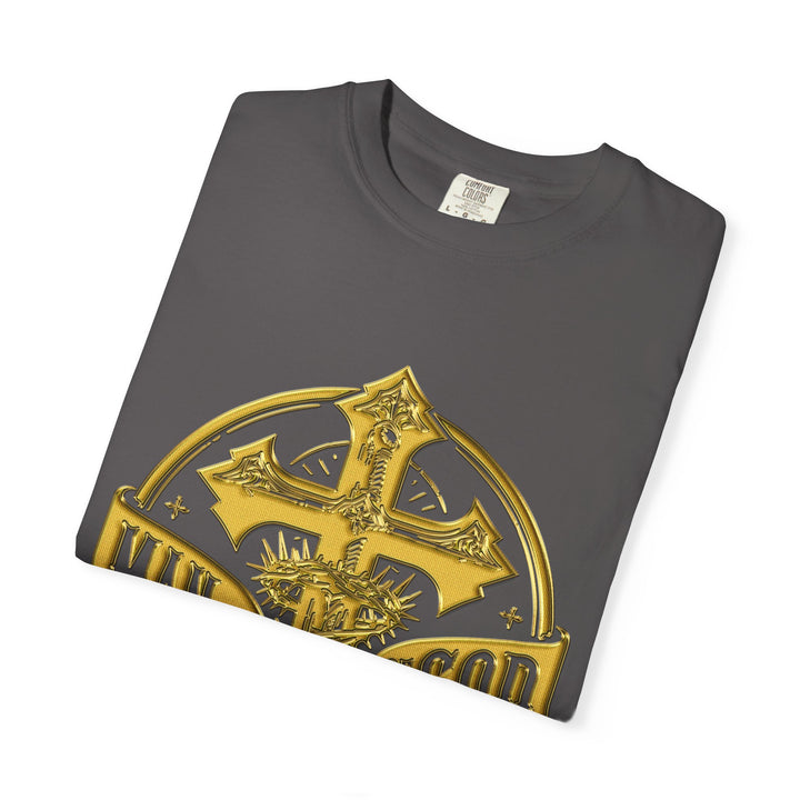 Warrior Spirit T-shirt - Royal Identity Gold Crest Design