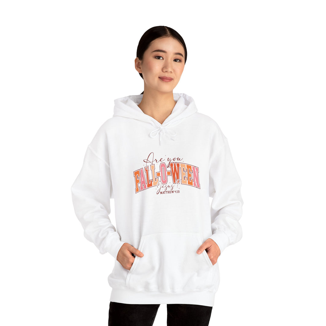 Fall-O-Ween Hoodie Sweatshirt - Matthew 4:19 Retro Style Design