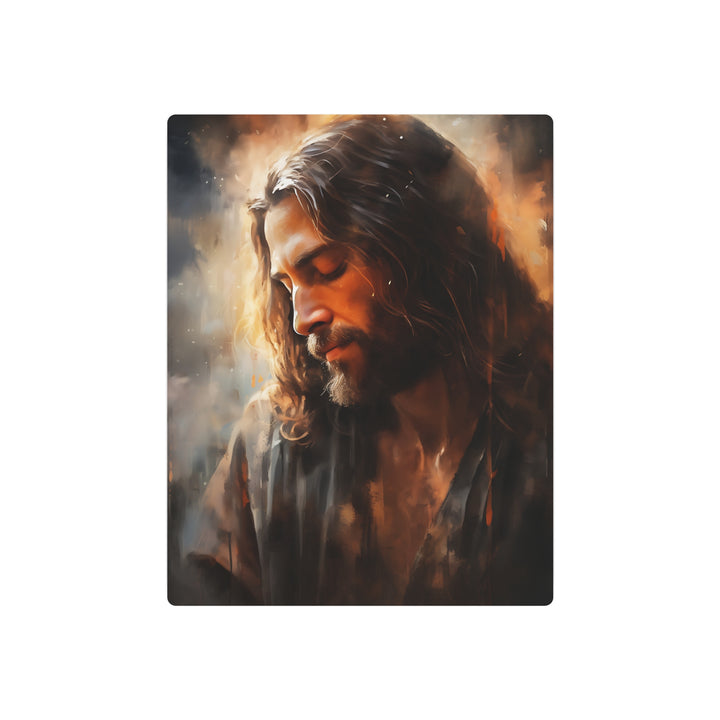 Inspirational Jesus Metal Art Sign - Faith Wall Decor
