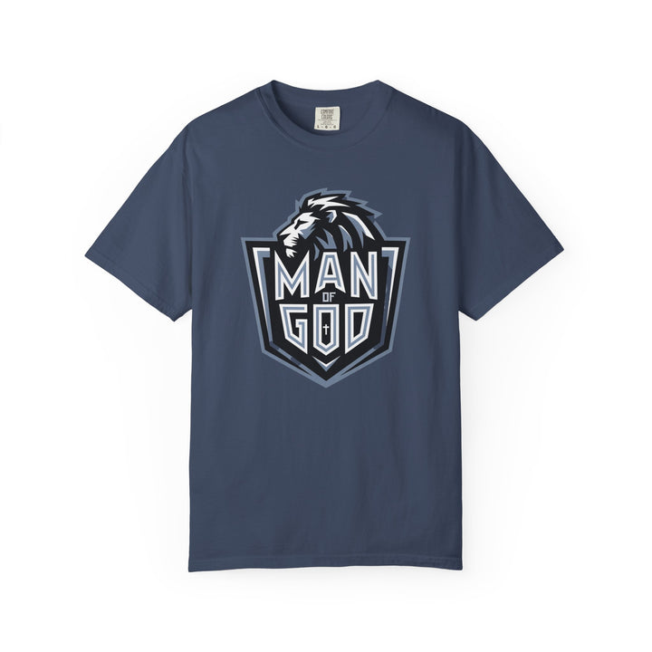 Christian Lion Shield Unisex Garment-Dyed T-shirt