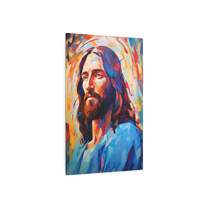 Religious Metal Art Sign - Inspirational Jesus Wall Decor